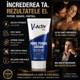 Cremă pentru Erecție V-Activ Penis Power cu Ginkgo 50 ml