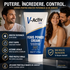 Cremă pentru Erecție V-Activ Penis Power cu Ginkgo 50 ml