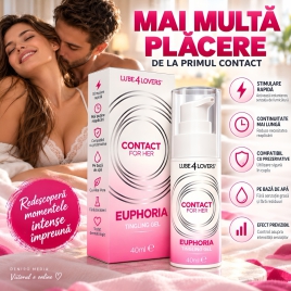 Gel Stimulent Euphoria cu Efect Vibrant pentru Femei 40 ml