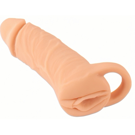 Extensie 2în1 Nature Skin MEDIUM +3 cm, TPE Natural