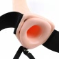 Strap On Vibrating Hollow 20cm Natural