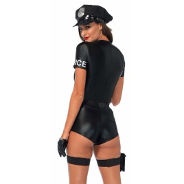 Costum Leg Avenue Flirty Five-0 Cop Negru L