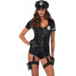 Costum Leg Avenue Flirty Five-0 Cop Negru L