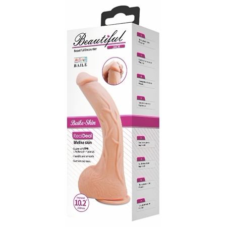 Dildo Frumosul Jack cu Ventuză pentru Punctul G
