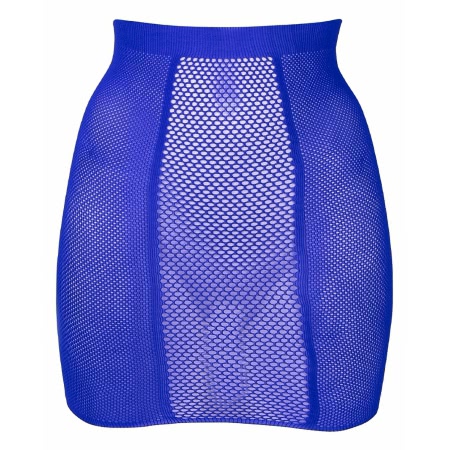 Fusta Le Desir High-Waist Fishnet Albastru S-L