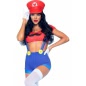 Costum Leg Avenue Gamer Babe Albastru L