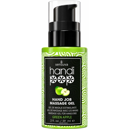 Gel Comestibil Masaj Sensuva HandiPop Măr Verde 59ml