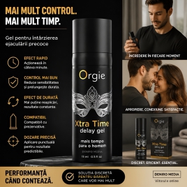Gel Întârzierea Ejaculării Orgie Xtra Time Delay 15ml