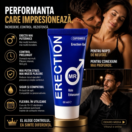 Gel Erecție Cupid Labs Mr. Erection cu L-Arginină 60 ml
