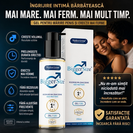 Gel Mărirea Penisului Medica Group BiggerSize 150 ml