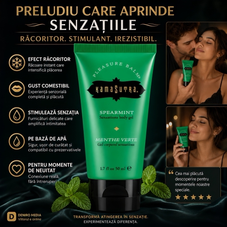 Gel Comestibil Kama Sutra Pleasure Balm Spearmint 50ml