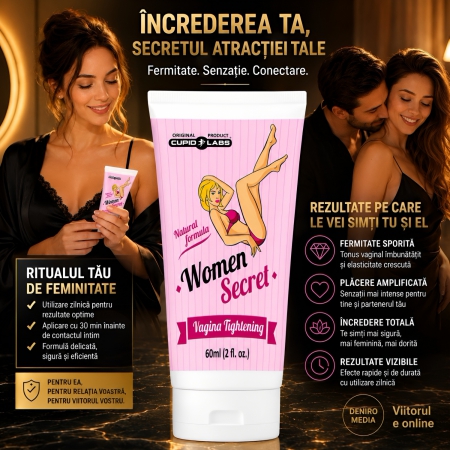Gel Strâmtare Vaginală Cupid Labs Women Secret 60ml