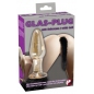 Glass Plug With Tail Transparent