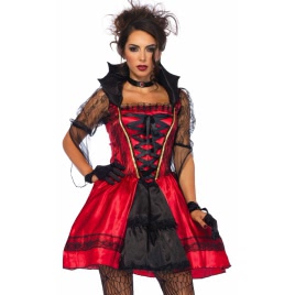 Costum Leg Avenue Gothic Vampire Roșu