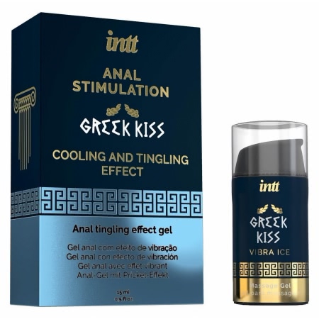 Gel Greek Kiss Relaxare Anala Efect Vibratie si Racire 15ml