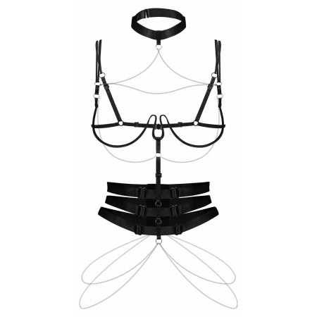 Harness Obsessive Premisis Negru S-L