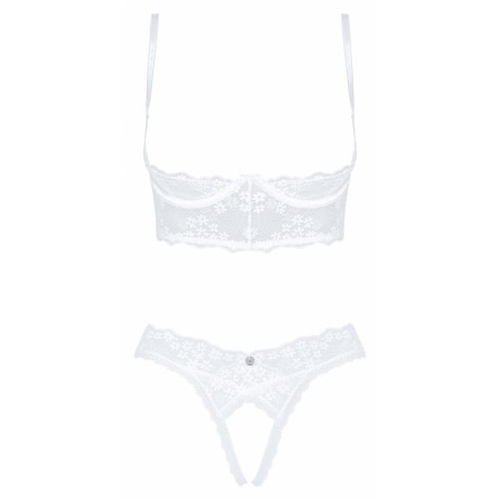 Set Obsessive Heavenlly Cupless Alb XL-2XL