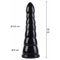 Hidden Desire Anal Cone XL 26 cm Negru – Plug XXL
