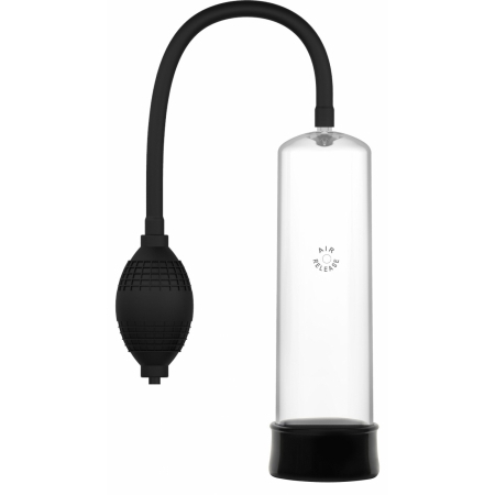 Hidden Desire Rising Star — Pompă Manuală Discretă 18 cm Negru