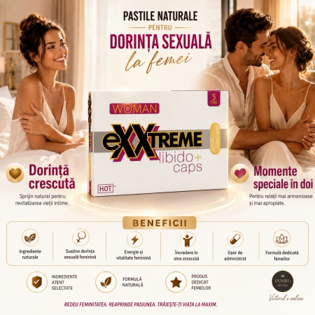Afrodisiac Exxtreme Libido pentru Femei 5 capsule