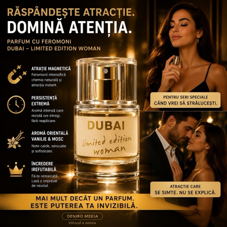 Parfum cu Feromoni Dubai pentru Femei cu Vanilie 30 ml