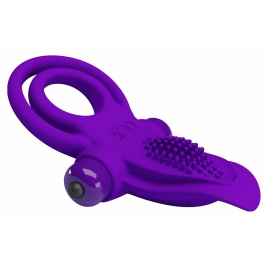 Inel pentru Penis Pretty Love cu Stimulator de Clitoris