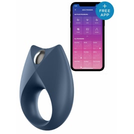Inel Penis Satisfyer Royal One Albastru pe xBazar