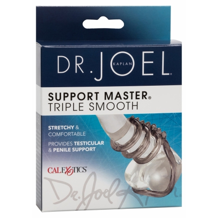 Inel Penis Support Master Triple pentru Erecție Lungă Gri