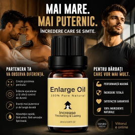 Ulei Enlarge pentru Penis Mai Mare și Mai Gros