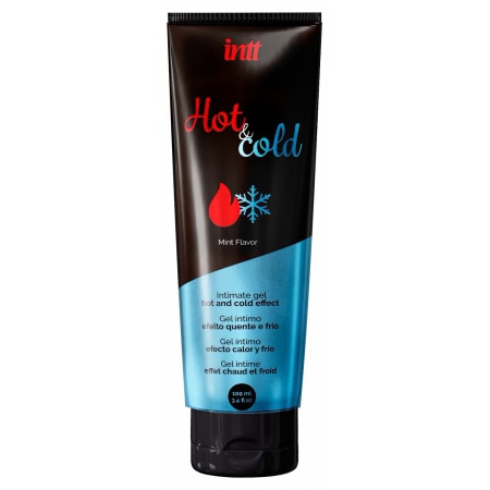 Intt Hot Cold Lubrifiant 100 ml cu Efect Dual Mentă