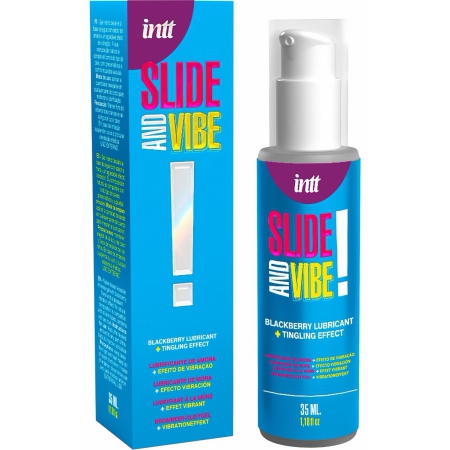 Intt Slide And Vibe, Lubrifiant Vibrant Mure 35 ml