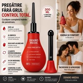 Irigator Intim Anal Red pentru Igienă Înainte de Sex
