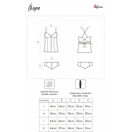 Corset cu Chilot LivCo Isope Alb L