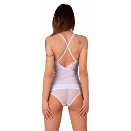 Corset cu Chilot LivCo Isope Alb L