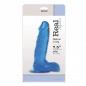 Jelly Real Rapture Cu Ventuza 19cm Albastru