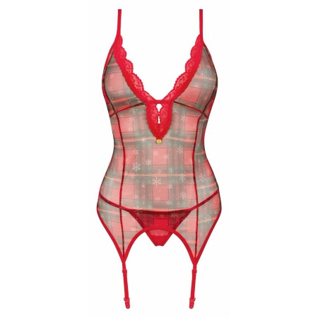 Corset Obsessive Jollymore Roșu XS-S