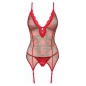 Corset Obsessive Jollymore Roșu XS-S