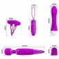 Kit Purple Desire 4 Piese Vibratoare Pentru Stimulare Variată Mov