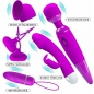 Kit Purple Desire 4 Piese Vibratoare Pentru Stimulare Variată Mov