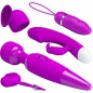 Kit Purple Desire 4 Piese Vibratoare Pentru Stimulare Variată Mov