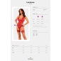 Corset Obsessive Lacelove Roșu XS-S