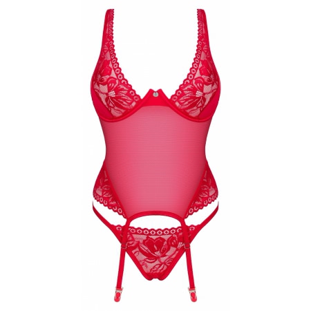 Corset Obsessive Lacelove Roșu M-L