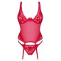 Corset Obsessive Lacelove Roșu XS-S