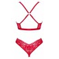 Set Obsessive Lacelove Cupless Rosu M-L