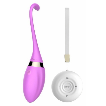 Leten Cora Ou Vibrator Reîncărcabil cu Telecomandă Discret Mov