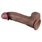 Lovetoy Dildo Dual-Layer XXL 33 cm – Realist, 7.6 cm Maro
