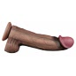 Lovetoy Dildo Dual-Layer XXL 33 cm – Realist, 7.6 cm Maro