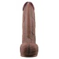 Lovetoy Dildo Dual-Layer XXL 33 cm – Realist, 7.6 cm Maro