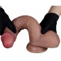 LoveToy Dildo silicon Dublu Strat 23,5 cm Realism Ultra Maro