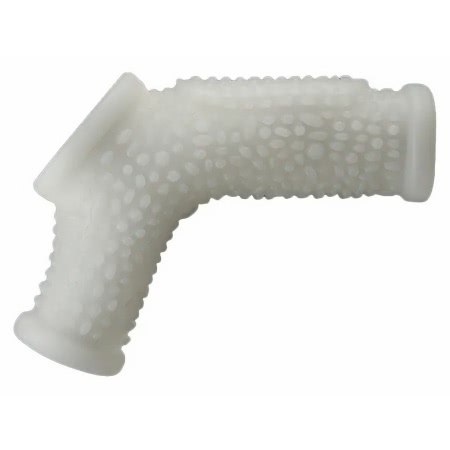 Lovetoy Knights Ring – Inel Vibrant cu Manșon TPE +45% Alb